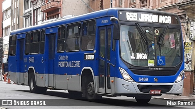 Nortran Transportes Coletivos 6469 na cidade de Porto Alegre, Rio Grande do Sul, Brasil, por Max Ramos. ID da foto: 8901436.