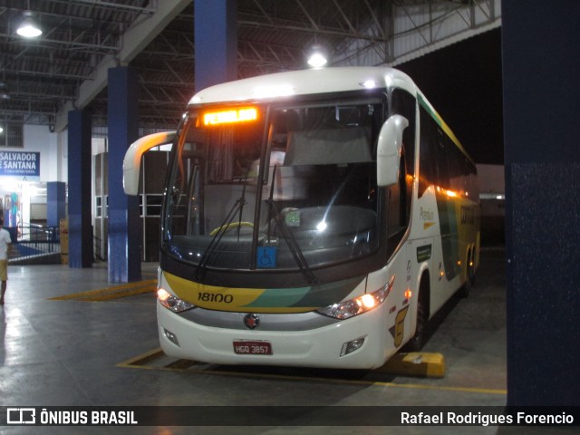 Empresa Gontijo de Transportes 18100 na cidade de Petrolina, Pernambuco, Brasil, por Rafael Rodrigues Forencio. ID da foto: 8904835.