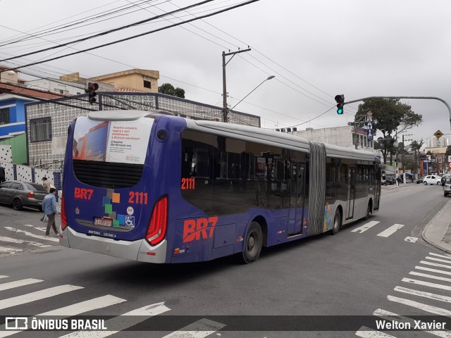 BR7 Mobilidade 2111 na cidade de São Bernardo do Campo, São Paulo, Brasil, por Welton Xavier. ID da foto: 8904472.