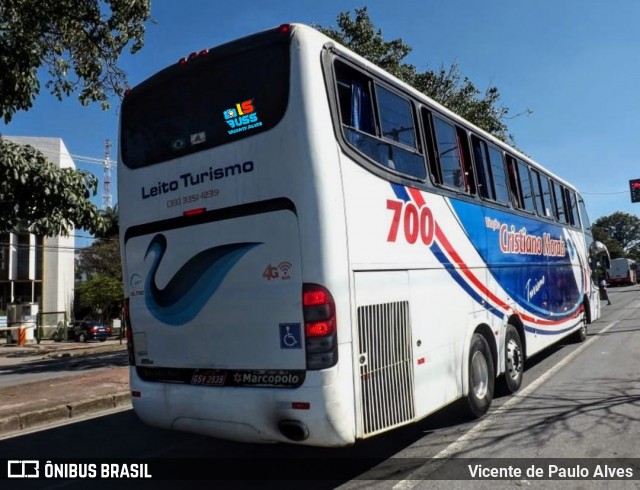 Viação Cristiano Morais 700 na cidade de Belo Horizonte, Minas Gerais, Brasil, por Vicente de Paulo Alves. ID da foto: 8903481.