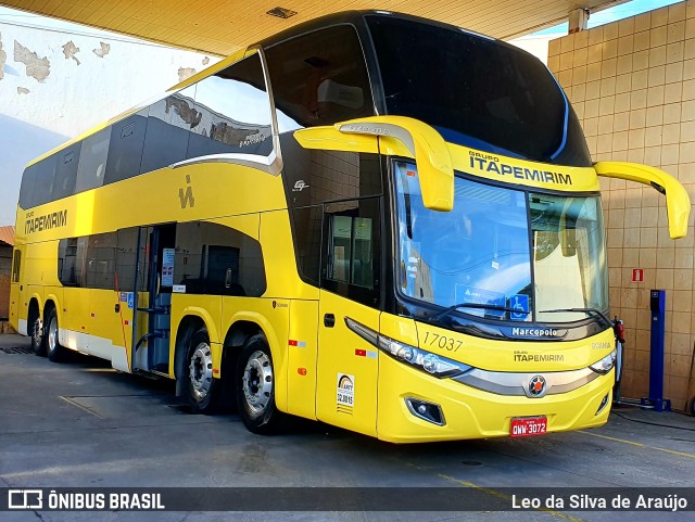 Viação Itapemirim 17037 na cidade de Governador Valadares, Minas Gerais, Brasil, por Leo da Silva de Araújo. Número da foto: #8903574.