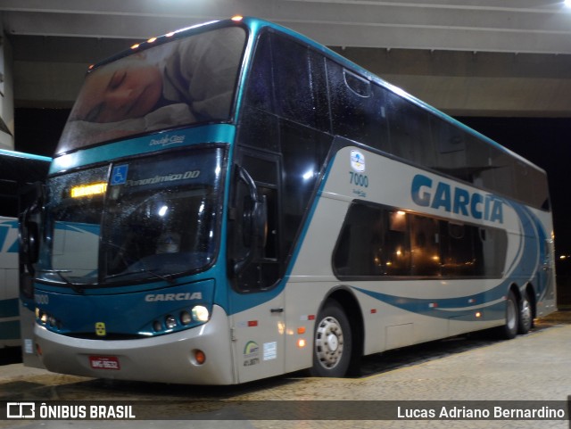 Viação Garcia 7000 na cidade de Araraquara, São Paulo, Brasil, por Lucas Adriano Bernardino. ID da foto: 8904587.