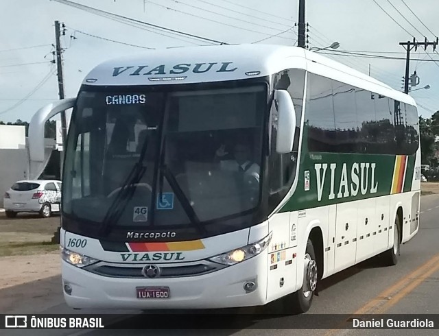 Viasul - Auto Viação Venâncio Aires 1600 na cidade de Garopaba, Santa Catarina, Brasil, por Daniel Guardiola. ID da foto: 8904634.