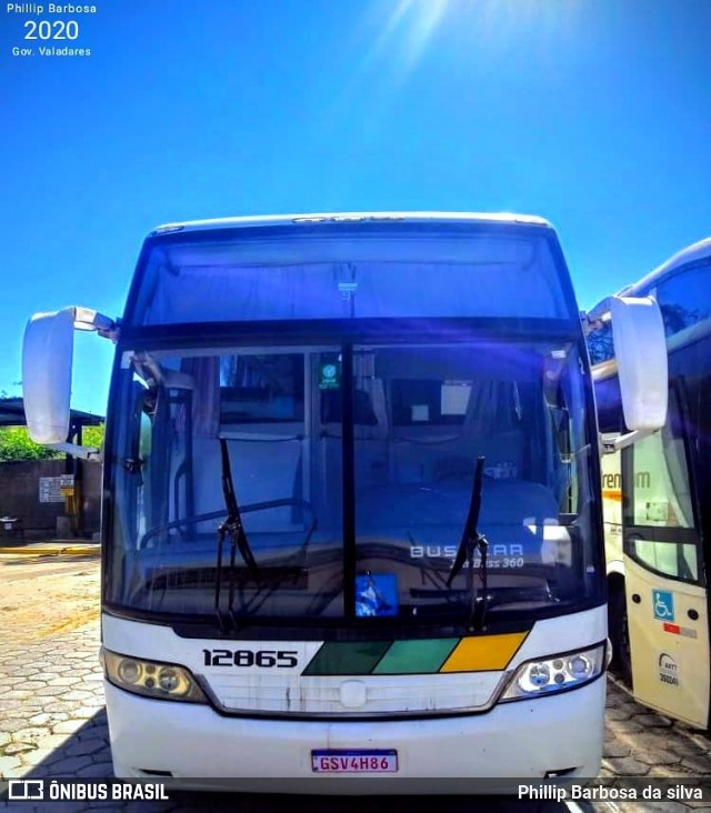 Empresa Gontijo de Transportes 12865 na cidade de Governador Valadares, Minas Gerais, Brasil, por Phillip Barbosa da silva. ID da foto: 8904761.