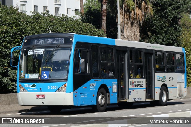 Viação Paratodos > São Jorge > Metropolitana São Paulo > Mobibrasil 6 3801 na cidade de São Paulo, São Paulo, Brasil, por Matheus Henrique. Número da foto: #8904926.
