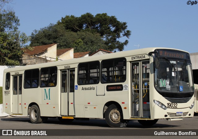 Araucária Transportes Coletivos 19032 na cidade de Araucária, Paraná, Brasil, por Guilherme Bomfim. Número da foto: #8904816.