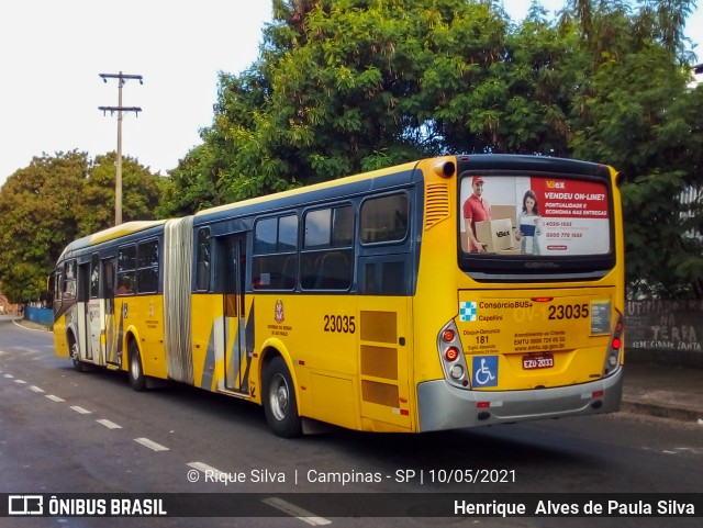 Transportes Capellini 23035 na cidade de Campinas, São Paulo, Brasil, por Henrique Alves de Paula Silva. Número da foto: #8903516.