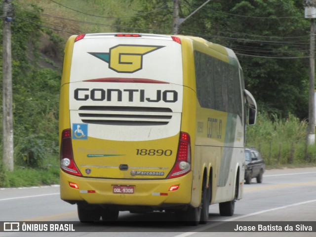 Empresa Gontijo de Transportes 18890 na cidade de Timóteo, Minas Gerais, Brasil, por Joase Batista da Silva. ID da foto: 8906611.