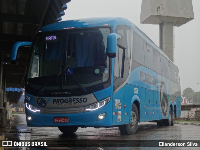 Auto Viação Progresso 6126 na cidade de Natal, Rio Grande do Norte, Brasil, por Elianderson Silva. ID da foto: 8905830.