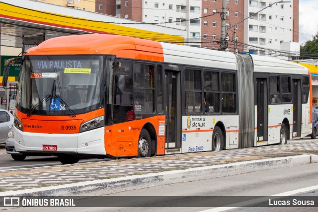 TRANSPPASS - Transporte de Passageiros 8 0935 na cidade de São Paulo, São Paulo, Brasil, por Lucas Sousa. ID da foto: 8907914.