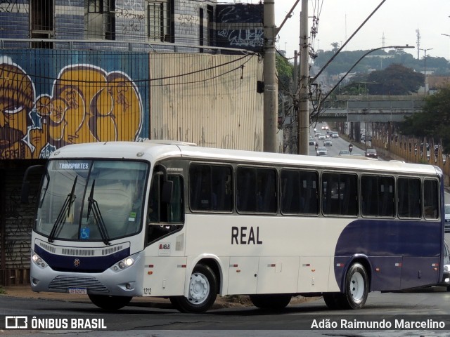 Real Transportes 1212 na cidade de Belo Horizonte, Minas Gerais, Brasil, por Adão Raimundo Marcelino. ID da foto: 8907871.