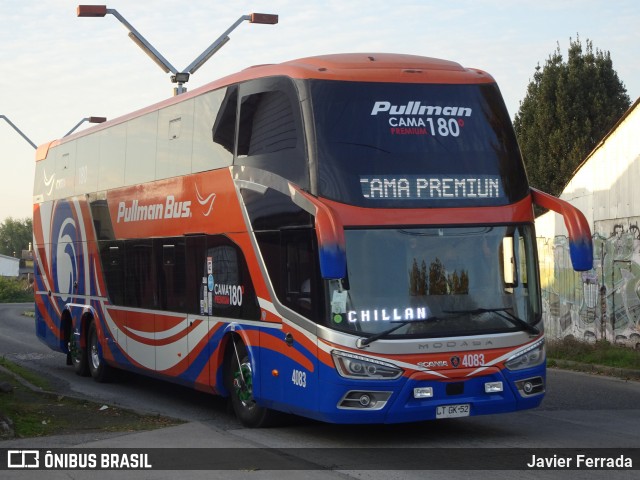 Pullman Bus 4083 na cidade de Chillán, Ñuble, Bío-Bío, Chile, por Javier Ferrada. ID da foto: 8906224.