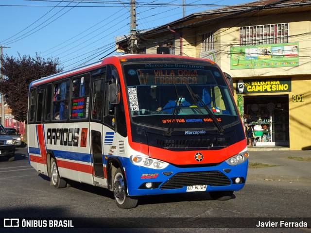 Rapidos RV - Urbano Chillán 029 na cidade de Chillán, Ñuble, Bío-Bío, Chile, por Javier Ferrada. Número da foto: #8906239.