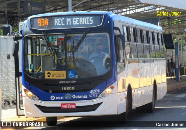 Rápido Araguaia 50736 na cidade de Goiânia, Goiás, Brasil, por Carlos Júnior. ID da foto: 8909811.