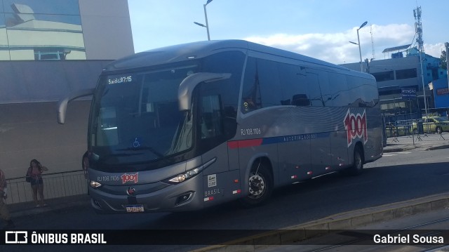 Auto Viação 1001 RJ 108.1106 na cidade de Rio de Janeiro, Rio de Janeiro, Brasil, por Gabriel Sousa. Número da foto: #8908153.