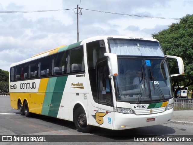 Empresa Gontijo de Transportes 12390 na cidade de São Paulo, São Paulo, Brasil, por Lucas Adriano Bernardino. ID da foto: 8909748.