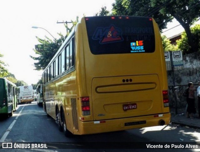 M&G Transporte e Turismo 6342 na cidade de Belo Horizonte, Minas Gerais, Brasil, por Vicente de Paulo Alves. ID da foto: 8908929.