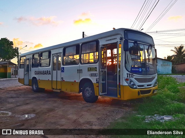 Transportes Guanabara 1111 na cidade de Natal, Rio Grande do Norte, Brasil, por Elianderson Silva. Número da foto: #8910670.
