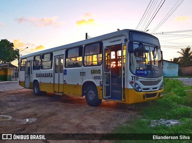 Transportes Guanabara 1111 na cidade de Natal, Rio Grande do Norte, Brasil, por Elianderson Silva. ID da foto: 8910670.