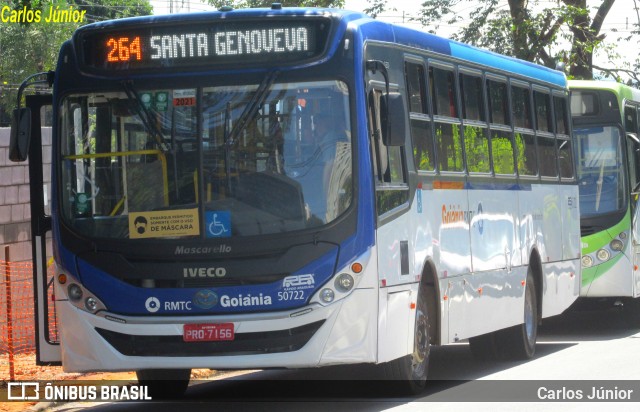 Rápido Araguaia 50722 na cidade de Goiânia, Goiás, Brasil, por Carlos Júnior. ID da foto: 8909953.