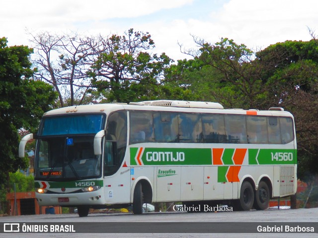 Empresa Gontijo de Transportes 14560 na cidade de Montes Claros, Minas Gerais, Brasil, por Gabriel Barbosa. ID da foto: 8908364.