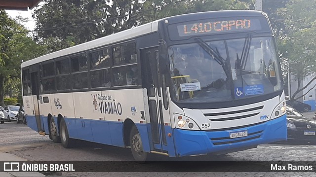 Empresa de Transporte Coletivo Viamão 552 na cidade de Viamão, Rio Grande do Sul, Brasil, por Max Ramos. ID da foto: 8908654.