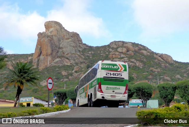 Empresa Gontijo de Transportes 21405 na cidade de Milagres, Bahia, Brasil, por Cleber Bus. ID da foto: 8909631.