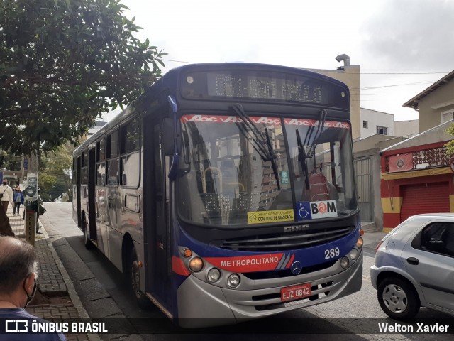 Auto Viação ABC 289 na cidade de São Paulo, São Paulo, Brasil, por Welton Xavier. ID da foto: 8911065.