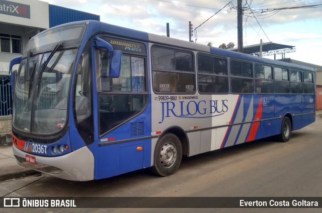 JR Log Bus 20367 na cidade de Cariacica, Espírito Santo, Brasil, por Everton Costa Goltara. Número da foto: #8912069.