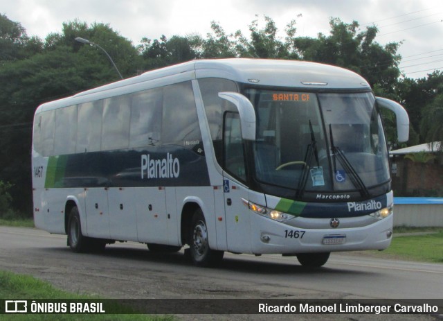 Planalto Transportes 1467 na cidade de Santa Cruz do Sul, Rio Grande do Sul, Brasil, por Ricardo Manoel Limberger Carvalho. ID da foto: 8910968.