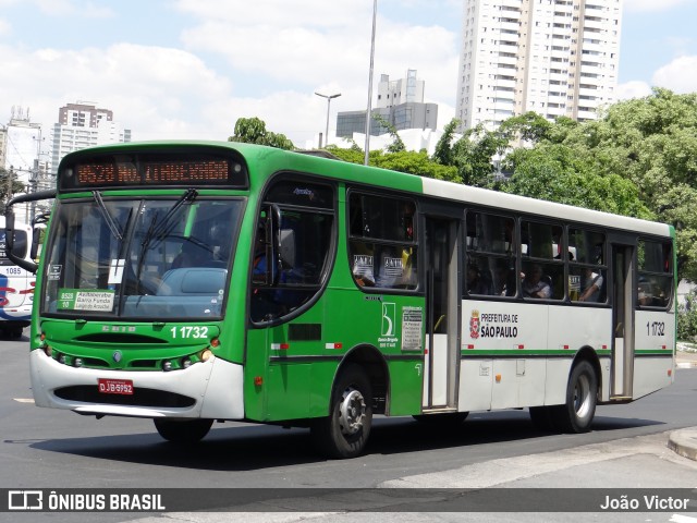 Viação Santa Brígida 1 1732 na cidade de São Paulo, São Paulo, Brasil, por João Victor. ID da foto: 8913892.