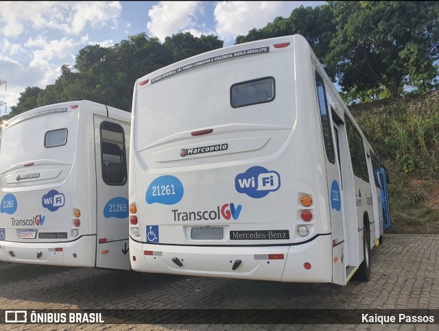 Santa Zita Transportes Coletivos 21261 na cidade de Viana, Espírito Santo, Brasil, por Kaique Passos. ID da foto: 8913969.