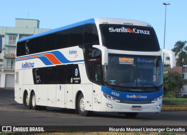 VUSC - Viação União Santa Cruz 4230 na cidade de Santa Cruz do Sul, Rio Grande do Sul, Brasil, por Ricardo Manoel Limberger Carvalho. ID da foto: 8910975.