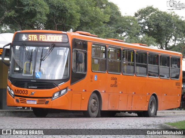 Auto Viação Mercês MI003 na cidade de Curitiba, Paraná, Brasil, por Gabriel Michalski. ID da foto: 8911739.