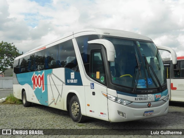 Auto Viação 1001 RJ 108.037 na cidade de Rio de Janeiro, Rio de Janeiro, Brasil, por Luiz Guilherme. Número da foto: #8913043.
