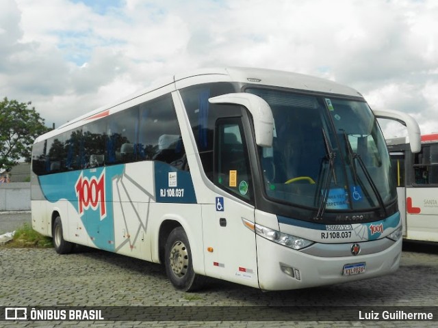 Auto Viação 1001 RJ 108.037 na cidade de Rio de Janeiro, Rio de Janeiro, Brasil, por Luiz Guilherme. ID da foto: 8913043.