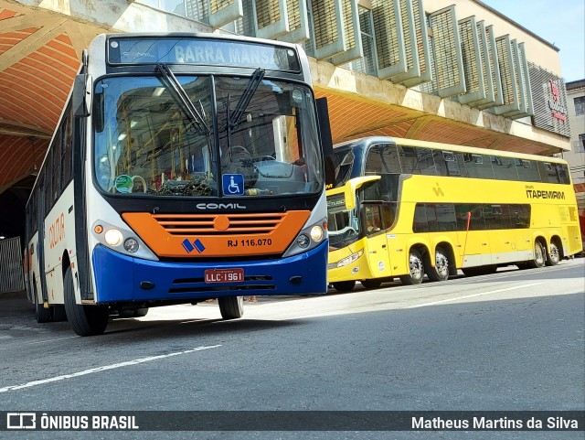 Colitur Transportes Rodoviários RJ 116.070 na cidade de Barra Mansa, Rio de Janeiro, Brasil, por Matheus Martins da Silva. ID da foto: 8911226.