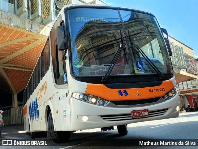 Colitur Transportes Rodoviários RJ 116.023 na cidade de Barra Mansa, Rio de Janeiro, Brasil, por Matheus Martins da Silva. Número da foto: #8911221.