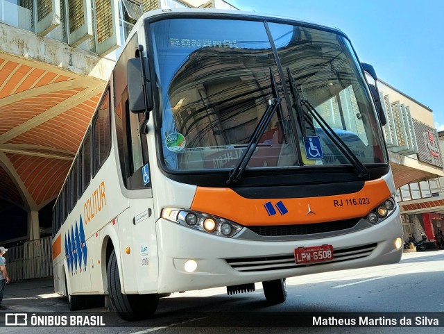 Colitur Transportes Rodoviários RJ 116.023 na cidade de Barra Mansa, Rio de Janeiro, Brasil, por Matheus Martins da Silva. ID da foto: 8911221.