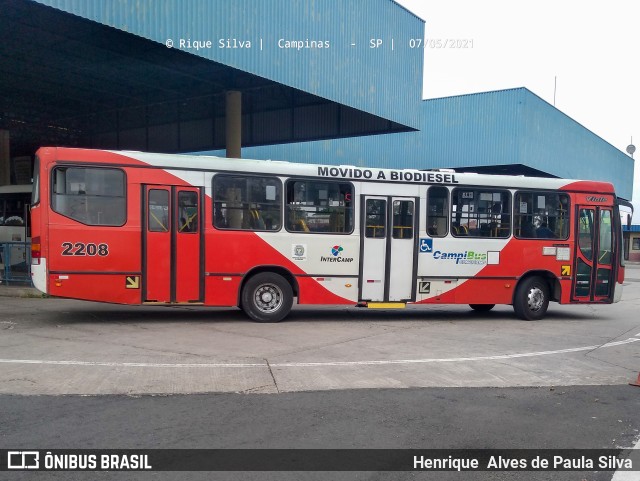 Expresso CampiBus 2208 na cidade de Campinas, São Paulo, Brasil, por Henrique Alves de Paula Silva. ID da foto: 8912155.