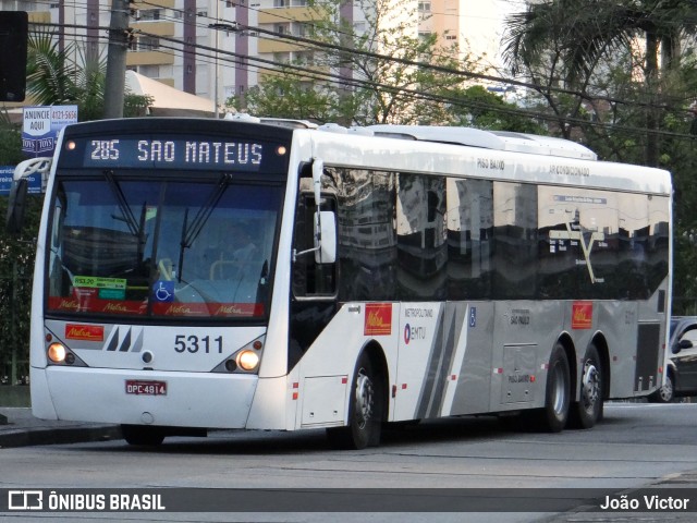 Metra - Sistema Metropolitano de Transporte 5311 na cidade de São Bernardo do Campo, São Paulo, Brasil, por João Victor. ID da foto: 8913950.