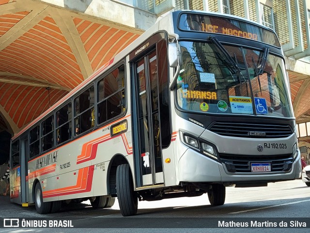 Viação Resendense RJ 192.025 na cidade de Barra Mansa, Rio de Janeiro, Brasil, por Matheus Martins da Silva. ID da foto: 8911207.