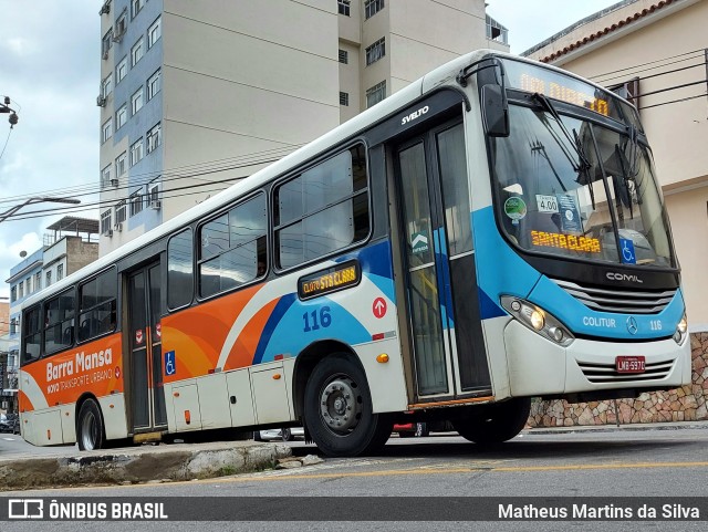 Colitur Transportes Rodoviários 116 na cidade de Barra Mansa, Rio de Janeiro, Brasil, por Matheus Martins da Silva. ID da foto: 8911217.