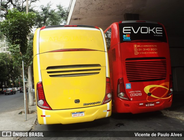 Ônibus Particulares 1F16 na cidade de Belo Horizonte, Minas Gerais, Brasil, por Vicente de Paulo Alves. ID da foto: 8910910.