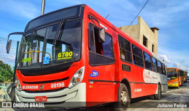 Viação Novo Retiro 88198 na cidade de Contagem, Minas Gerais, Brasil, por Juliano Felipe. Número da foto: #8915139.