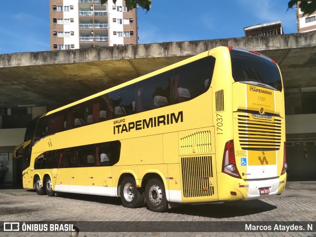 Viação Itapemirim 17037 na cidade de Cachoeiro de Itapemirim, Espírito Santo, Brasil, por Marcos Ataydes. N. Número da foto: #8914525.
