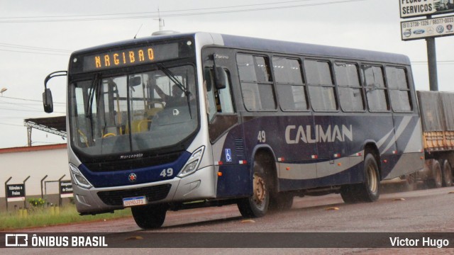 Transportes Caliman 49 na cidade de Paragominas, Pará, Brasil, por Victor Hugo. ID da foto: 8915548.