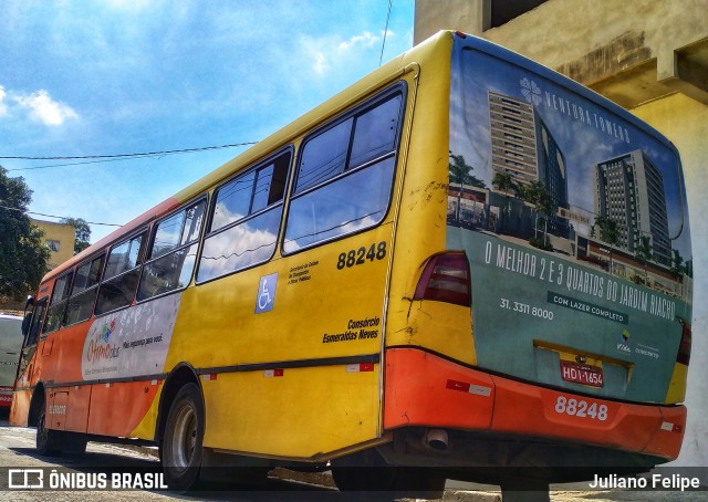 Viação Novo Retiro 88248 na cidade de Contagem, Minas Gerais, Brasil, por Juliano Felipe. ID da foto: 8915176.