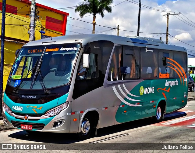 Expresso Unir 14250 na cidade de Contagem, Minas Gerais, Brasil, por Juliano Felipe. Número da foto: #8915192.