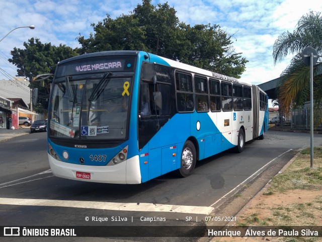 VB Transportes e Turismo 1487 na cidade de Campinas, São Paulo, Brasil, por Henrique Alves de Paula Silva. Número da foto: #8914784.